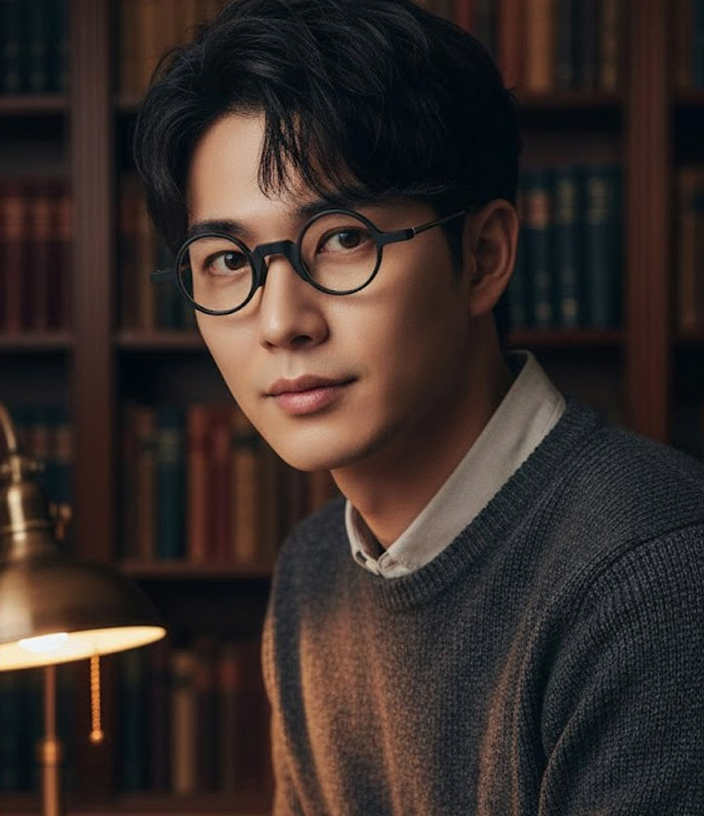 🥸[드디어 미국 상륙] [접이식 돋보기 +1.0]접이식 휴대용 원형 돋보기 안경 + 파우치 세트(Black Only) |  Foldable Reading Glasses +1.0 with Case