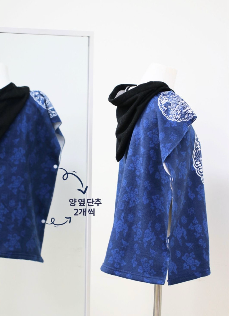 👑 ⛱️곤룡포 키즈 망토 후드 비치타월 GONRYONGPO Kids Hooded Beach Towel 👑