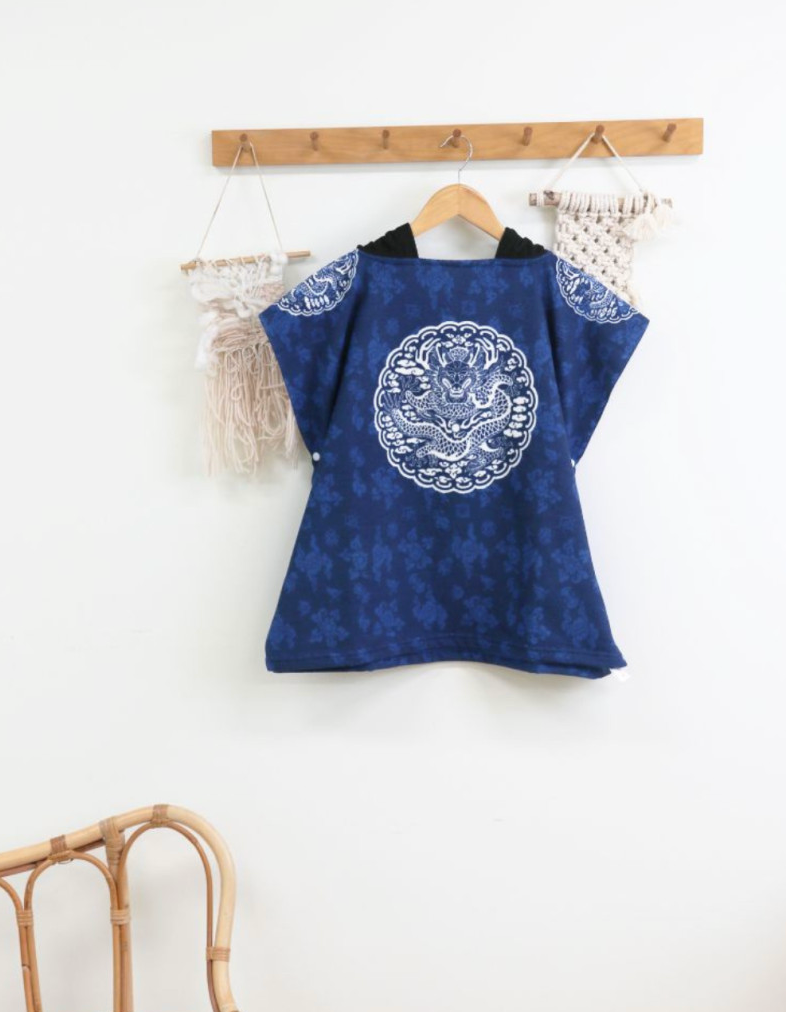 👑 ⛱️곤룡포 키즈 망토 후드 비치타월 GONRYONGPO Kids Hooded Beach Towel 👑