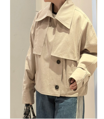 🤎 엠폴 하프 면 바바리 자켓 | Mpol Half Cotton Trench Jacket 🤎