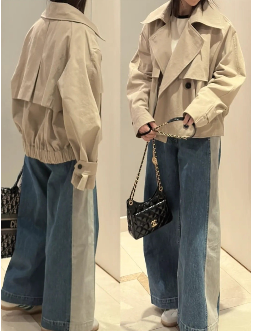 🤎 엠폴 하프 면 바바리 자켓 | Mpol Half Cotton Trench Jacket 🤎