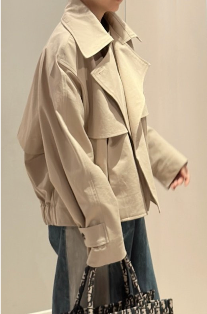 🤎 엠폴 하프 면 바바리 자켓 | Mpol Half Cotton Trench Jacket 🤎