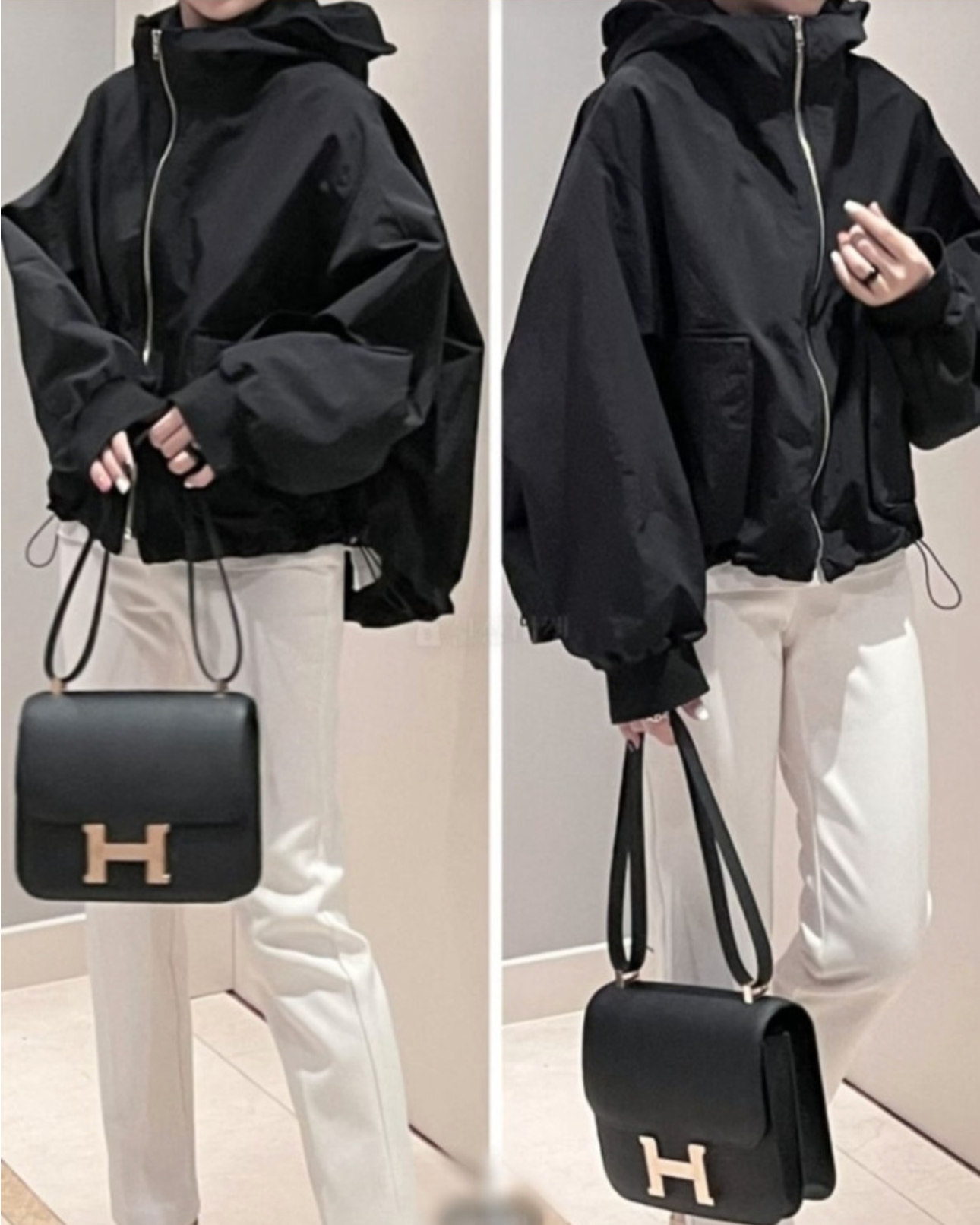 🌸[완판 재진행] 🌿 제이머랭 엠풀 후드 바람막이 바스락 점퍼 J.Mering Ampul Hood Jumper