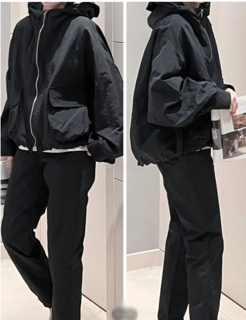 🌸[완판 재진행] 🌿 제이머랭 엠풀 후드 바람막이 바스락 점퍼 J.Mering Ampul Hood Jumper