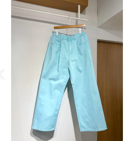 🌸 26SS 봄신상🌼  🩷하트🩷뒷포켓 피그먼트 밴딩 와이드 팬츠 Heart Back Pocket Pigment Banded Wide Pants