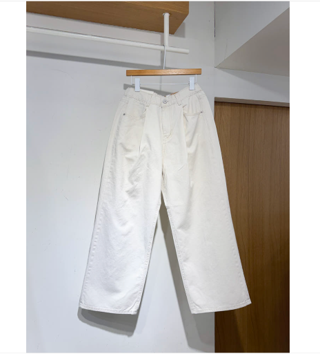 🌸 26SS 봄신상🌼  🩷하트🩷뒷포켓 피그먼트 밴딩 와이드 팬츠 Heart Back Pocket Pigment Banded Wide Pants