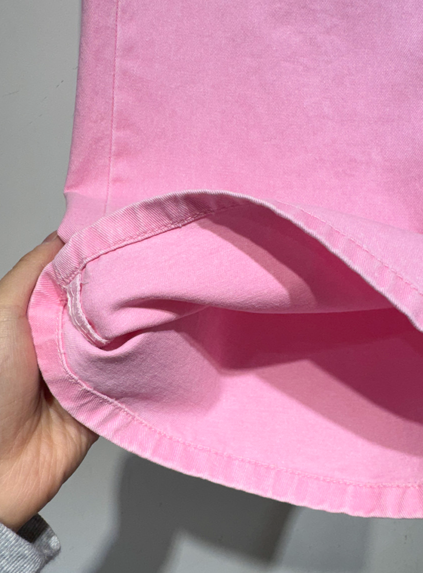 🌸 26SS 봄신상🌼  🩷하트🩷뒷포켓 피그먼트 밴딩 와이드 팬츠 Heart Back Pocket Pigment Banded Wide Pants