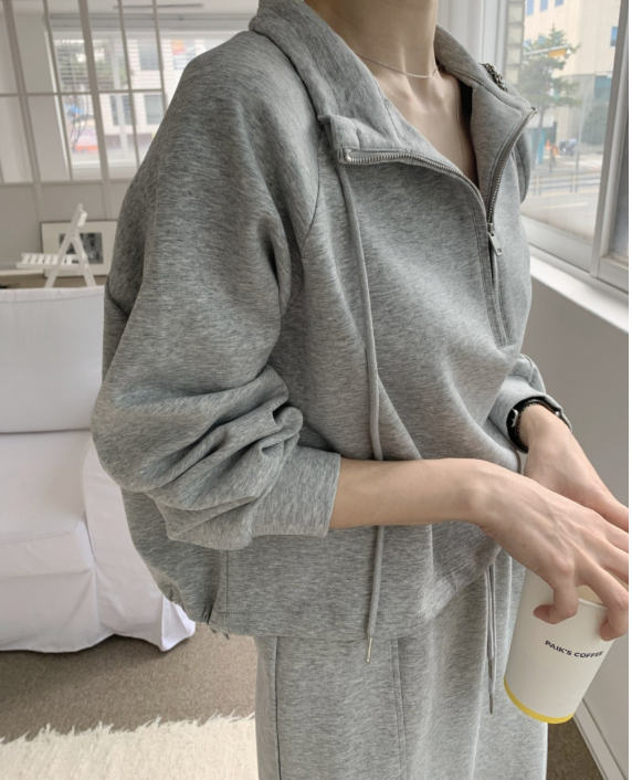 🌳26SS 봄신상🌳 텐셀 모달 트레이닝 집업 스커트 세트 Tencel Modal Zip-Up Training Skirt Set