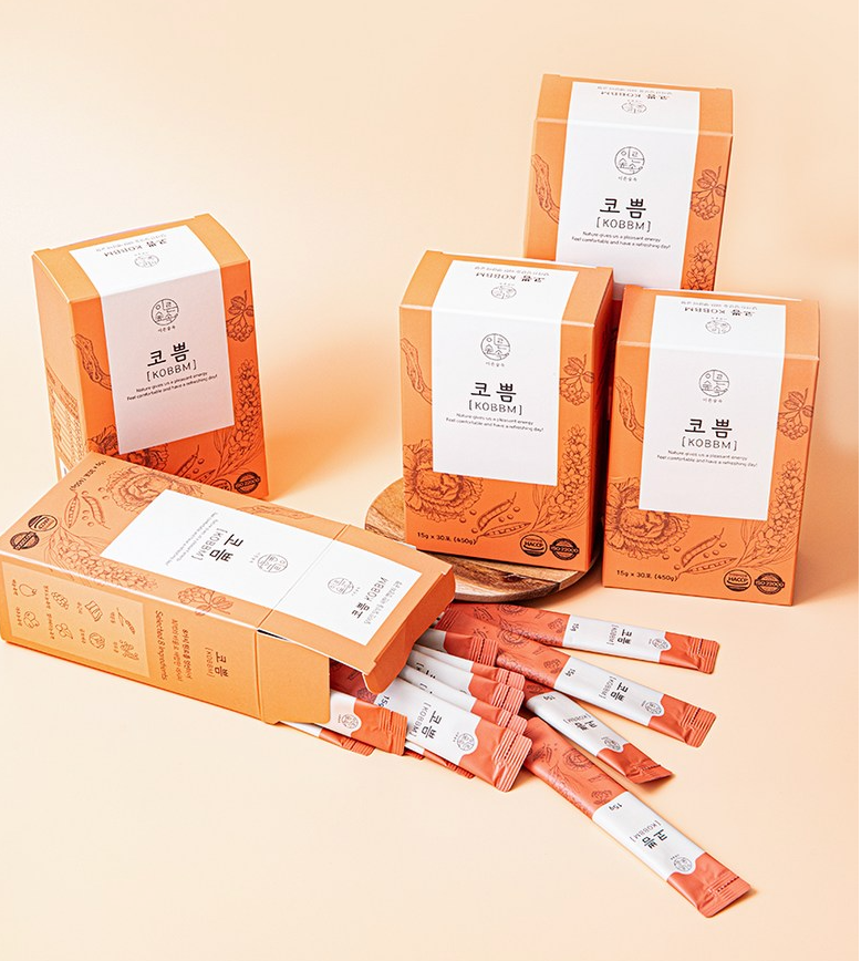 👃🏻😷[온가족 비염케어]🤧 [코쁨] 프리미엄 저온숙성 농축액 (KOBBM) – 온가족 비염 케어 스틱 KOBBM Premium Cold-Fermented Herbal Concentrate – Family Nasal Wellness Stick