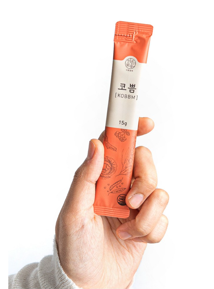 👃🏻😷[온가족 비염케어]🤧 [코쁨] 프리미엄 저온숙성 농축액 (KOBBM) – 온가족 비염 케어 스틱 KOBBM Premium Cold-Fermented Herbal Concentrate – Family Nasal Wellness Stick