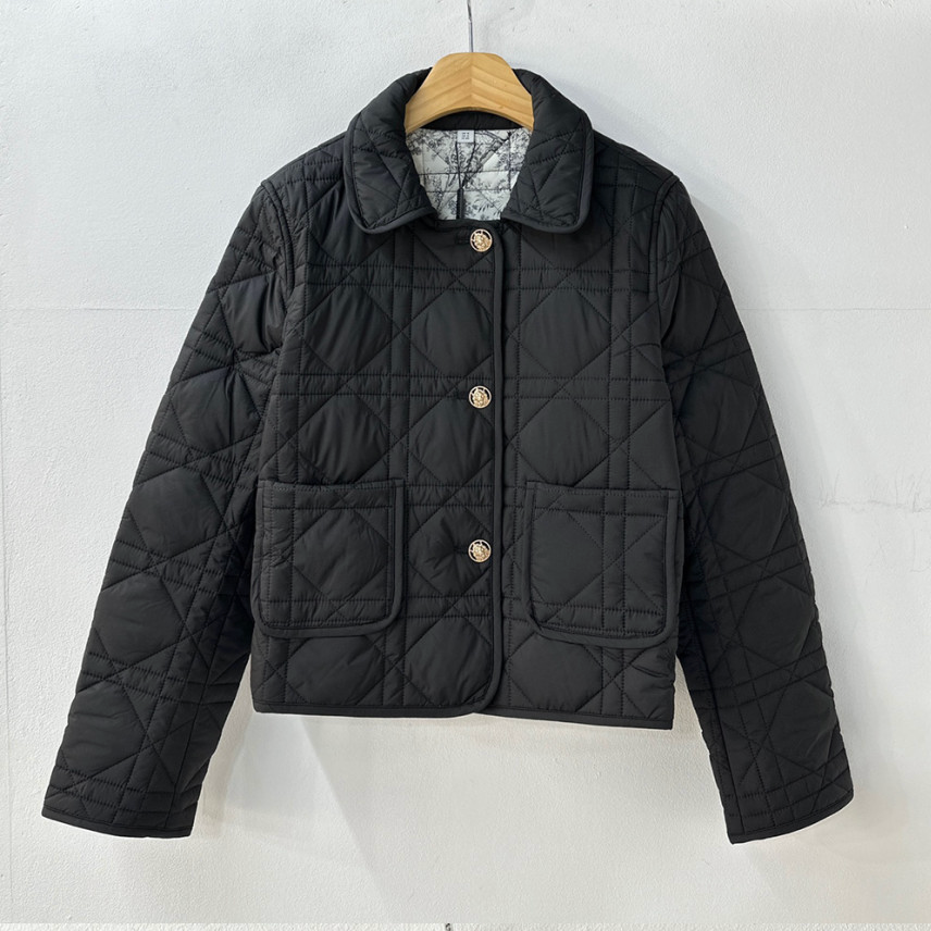 🇫🇷🌸까나쥬 본딩 퀼팅 경량 숏 자켓 🌸– 쿠튀르 감성 안감 / Cannage Bonding Short Jacket – Couture-Inspired Toile Lining