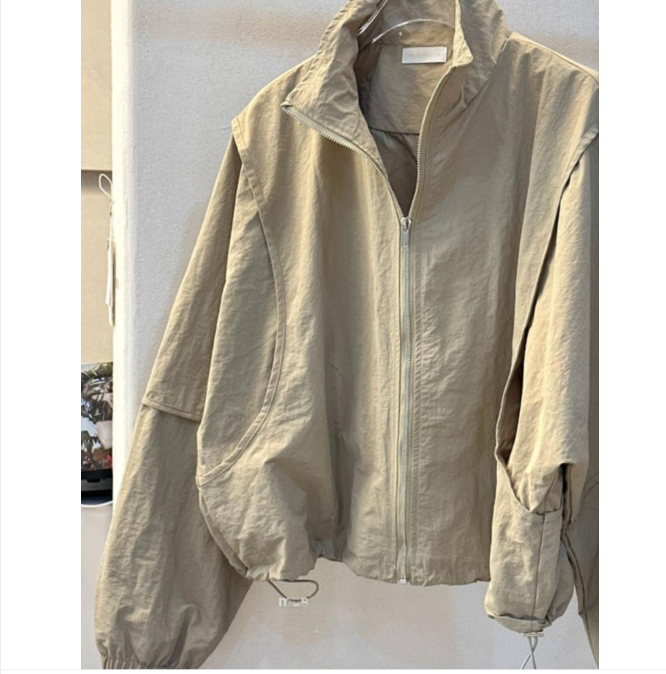 ✨🌸 26봄신상 여성 간절기 집업 점퍼 ✨🖤 (루즈핏·세미크롭·하이넥) 26 Spring Transitional Zip-Up Jumper ✨🧥