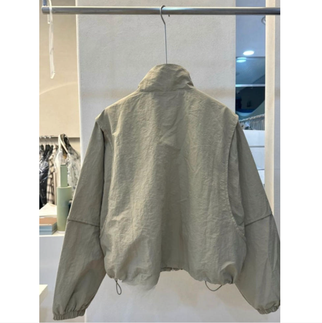 ✨🌸 26봄신상 여성 간절기 집업 점퍼 ✨🖤 (루즈핏·세미크롭·하이넥) 26 Spring Transitional Zip-Up Jumper ✨🧥