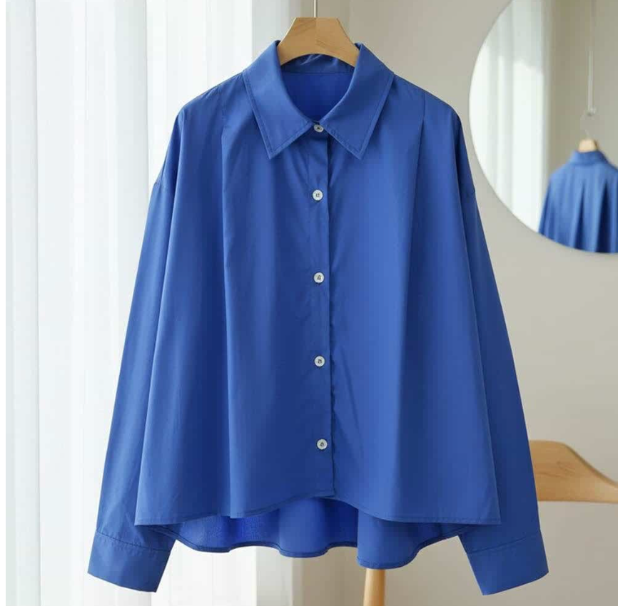 🌷✨ 26봄신상 앞핀턱 루즈핏 무지 셔츠 3 Color ✨🌿 26 Spring Pintuck Loose-Fit Shirt