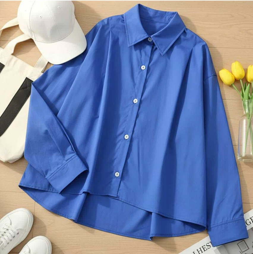 🌷✨ 26봄신상 앞핀턱 루즈핏 무지 셔츠 3 Color ✨🌿 26 Spring Pintuck Loose-Fit Shirt