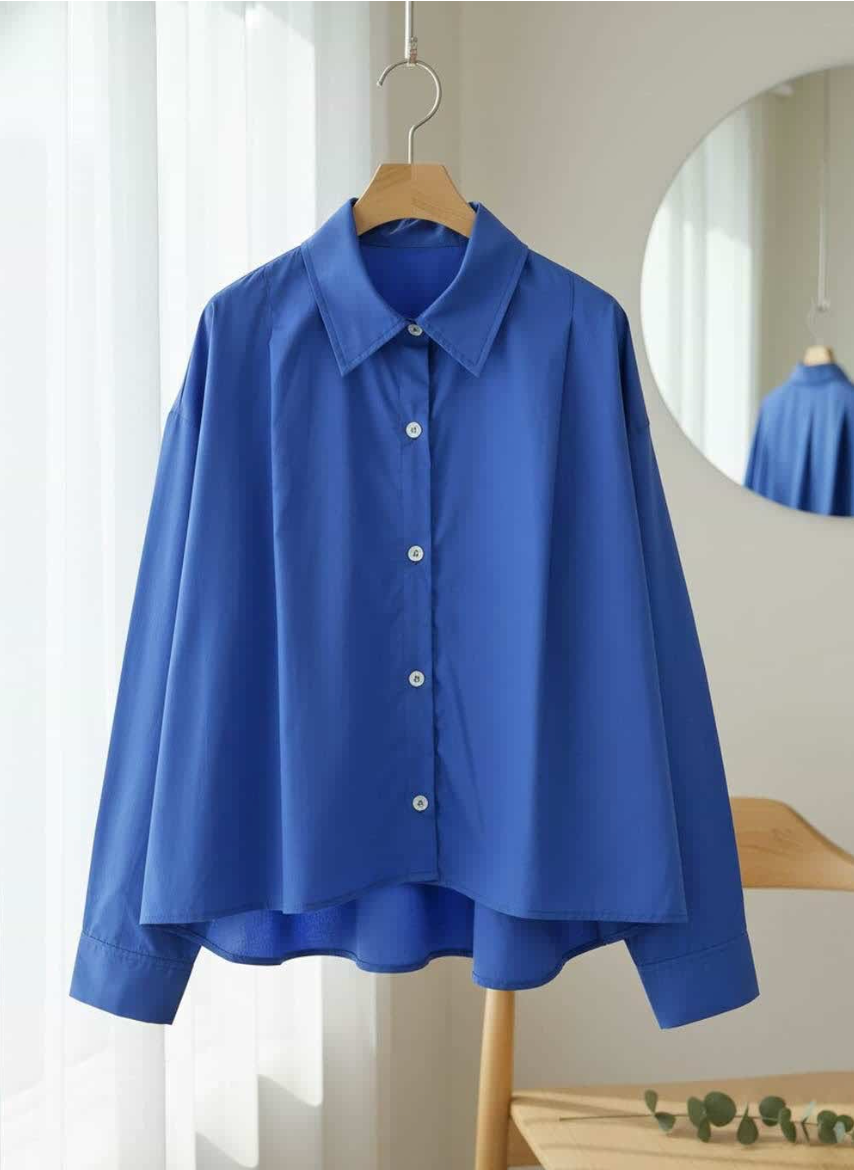 🌷✨ 26봄신상 앞핀턱 루즈핏 무지 셔츠 3 Color ✨🌿 26 Spring Pintuck Loose-Fit Shirt