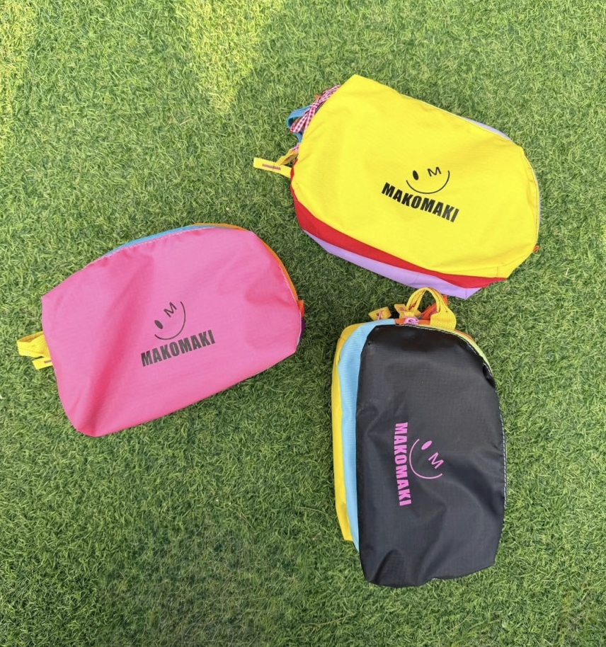 🌈💖 마코마키 스마일 멀티 레이어 지퍼 3단 파우치 💖🌈 NEW 국내제작 방수 파우치 ✨ 알록달록 컬러폭발 💥 여행·데일리 필수템 🧳🎒
