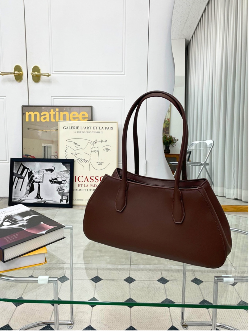 🌳[프리미엄 라인]🌳 ✨🤎 더로우맛 프리미엄 ‘알제’ 새들 레더 숄더백 │ 미니멀 실루엣으로 완성되는 고급미 │ 데일리·세미포멀 올킬 👜✨ The Row-Inspired Alze Saddle Leather Shoulder Bag – Premium Line