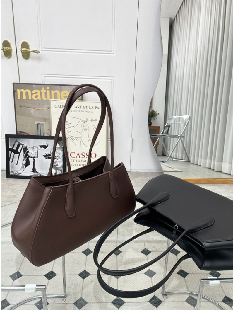 🌳[프리미엄 라인]🌳 ✨🤎 더로우맛 프리미엄 ‘알제’ 새들 레더 숄더백 │ 미니멀 실루엣으로 완성되는 고급미 │ 데일리·세미포멀 올킬 👜✨ The Row-Inspired Alze Saddle Leather Shoulder Bag – Premium Line