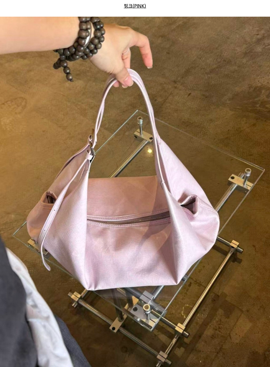 🌸✨ 현재 동대문 도매 1위 봄신상 숄더백 | 💙 페스타 스프링 숄더백 5컬러 💙 아이보리·블루·핑크·옐로우·블랙 데일리 빅백 가벼운 인조가죽 숄더백 Festa Spring Shoulder Bag