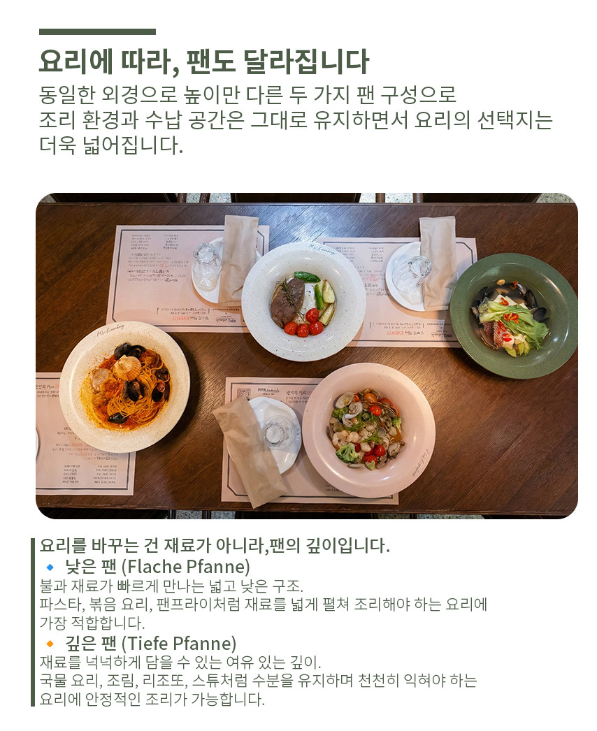 🍳🔥 한국난리주방템 아이젠베르그 플레이트형 플라잉팬 2종 세트 🍳✨ 탈부착 핸들 · 테이블 플레이트 팬 · 세라믹 논스틱 코팅 · 다이캐스팅 열전도 · 겹쳐 보관 가능한 프리미엄 플레이트 팬 세트 Eisenberg Plate Flying Pan Set (Flat + Deep Pan)