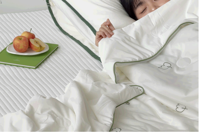 ❄️[한국 바자르 디자인 연구소] 대란 냉감이불❄️🧊덮자마자 시원한 부들촉감 차렵이불🔥SS/Q 리버시블 4컬러 여름필수템 / Korea Viral Cooling Comforter Soft Summer Blanket SS/Q