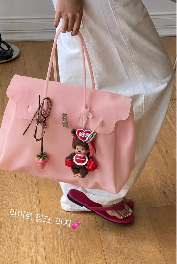 [블랑펄킨백] [3-4주 예상 여유있게 주문필요][블랑/로우 선택가능]💖🫧 블랑 젤리 버킨백 2사이즈 출시 🫧💖 스몰&라지 선택 가능! 한국 품절대란 PVC 젤리백 ✨ 데일리백·비치백·여행백 추천 🌈 Blanc Jelly Birkin Bag Small & Large Sizes Available ✨ Viral Korean PVC Jelly Bag