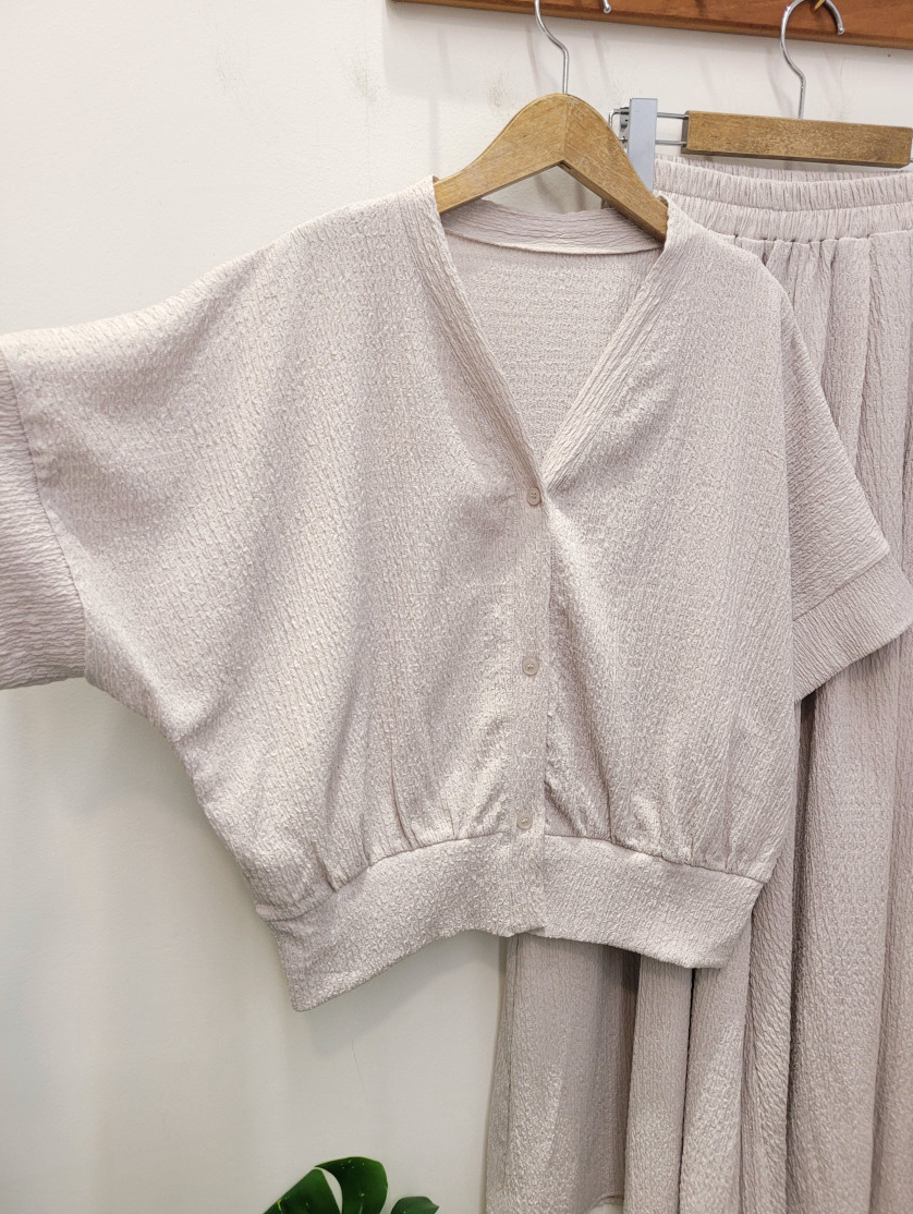 ✨[3주예상 품절대란]치마인 줄 알았죠? 여름 쿨링 치마바지 가디건 투피스 세트 Summer Cooling Skirt-Pants Cardigan Set 🤍