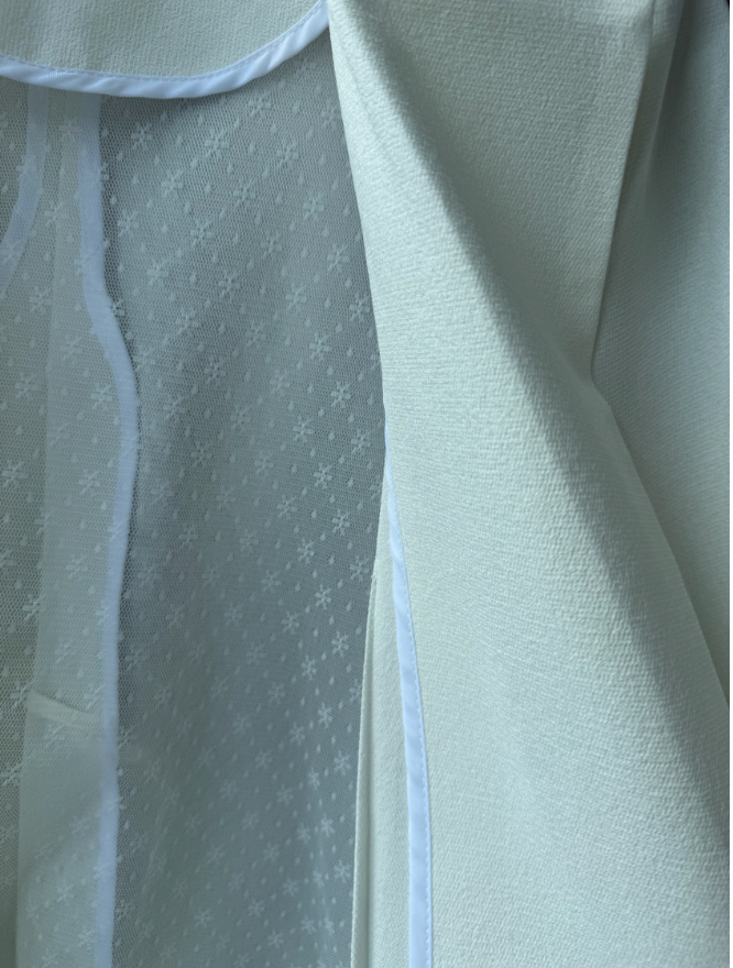 🌼[여름자켓]❄️오션 레이스 백리본 린넨 혼방 썸머 자켓 Ocean Lace Back Ribbon Linen Blend Summer Jacket