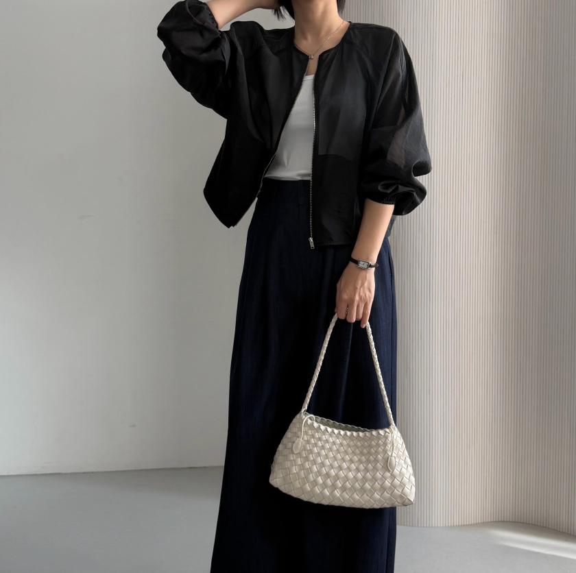 ✨🌿[비건레더]🌿✨드래곤 와플 로잔나 위빙 토트백 5COLOR👜 프리미엄 비건레더 합성피혁 숄더백｜스틸블루·카멜·아이보리·브라운·블랙｜가볍고 고급스러운 데일리백 Premium Vegan Leather Dragon Waffle Rosanna Woven Tote Bag