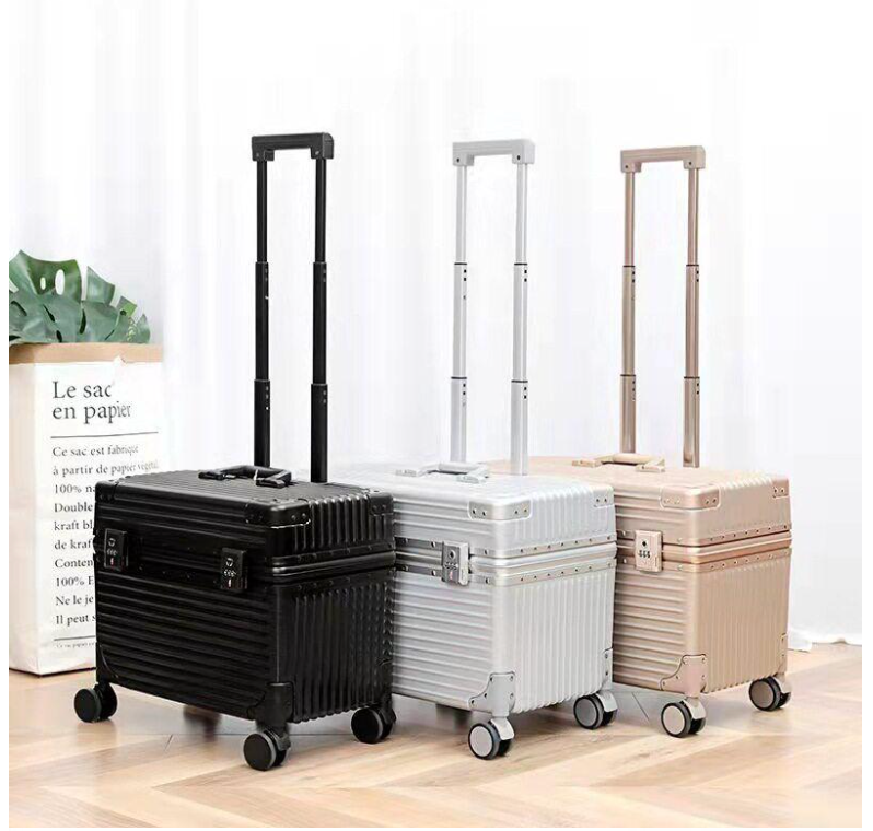 🚢🧳 [1차 공동구매 OPEN (5/20 ~ 5/27)] 신형 밥솥 캐리어 18인치 기내용 캐리어 Rice Cooker Carry-On Suitcase 18"｜ABS+PC 초경량｜알루미늄 프레임｜알루미늄 코너가드｜TSA 잠금장치｜사일런트 휠｜블랙·실버·골드