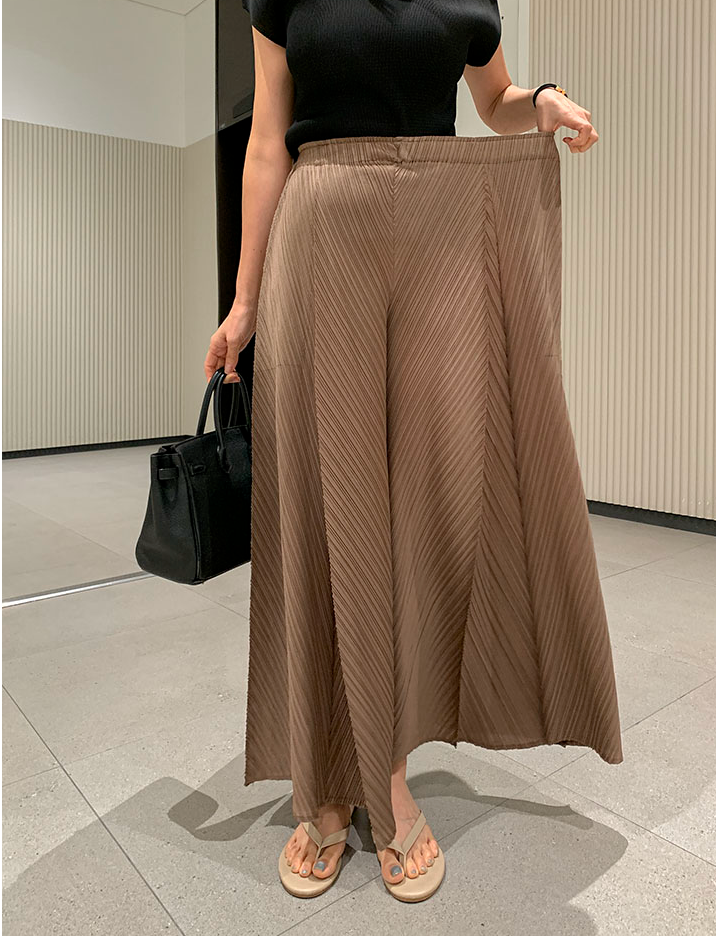 [66까지]✨플리츠 홀가 티 블라우스 Pleated Dolman Sleeve Top | Free Size · Stretch Pleats · Elegant Everyday Essential · Easy Match with Any Bottom✨