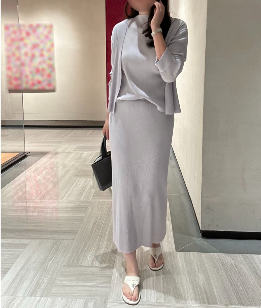 [3주예상] [66반까지]✨노리타 프리미엄 플리츠 3종 셋업 💫 Norita Premium Pleated 3PCS Set | 플리츠 블라우스 + 롱 스커트 + 가디건 세트 · 우아한 촤르르핏 · 고급 데일리룩 · 하객룩 · 여행룩✨