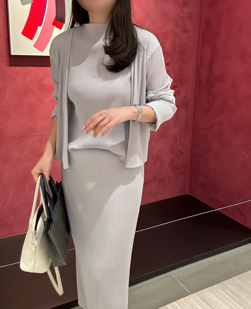 [3주예상] [66반까지]✨노리타 프리미엄 플리츠 3종 셋업 💫 Norita Premium Pleated 3PCS Set | 플리츠 블라우스 + 롱 스커트 + 가디건 세트 · 우아한 촤르르핏 · 고급 데일리룩 · 하객룩 · 여행룩✨