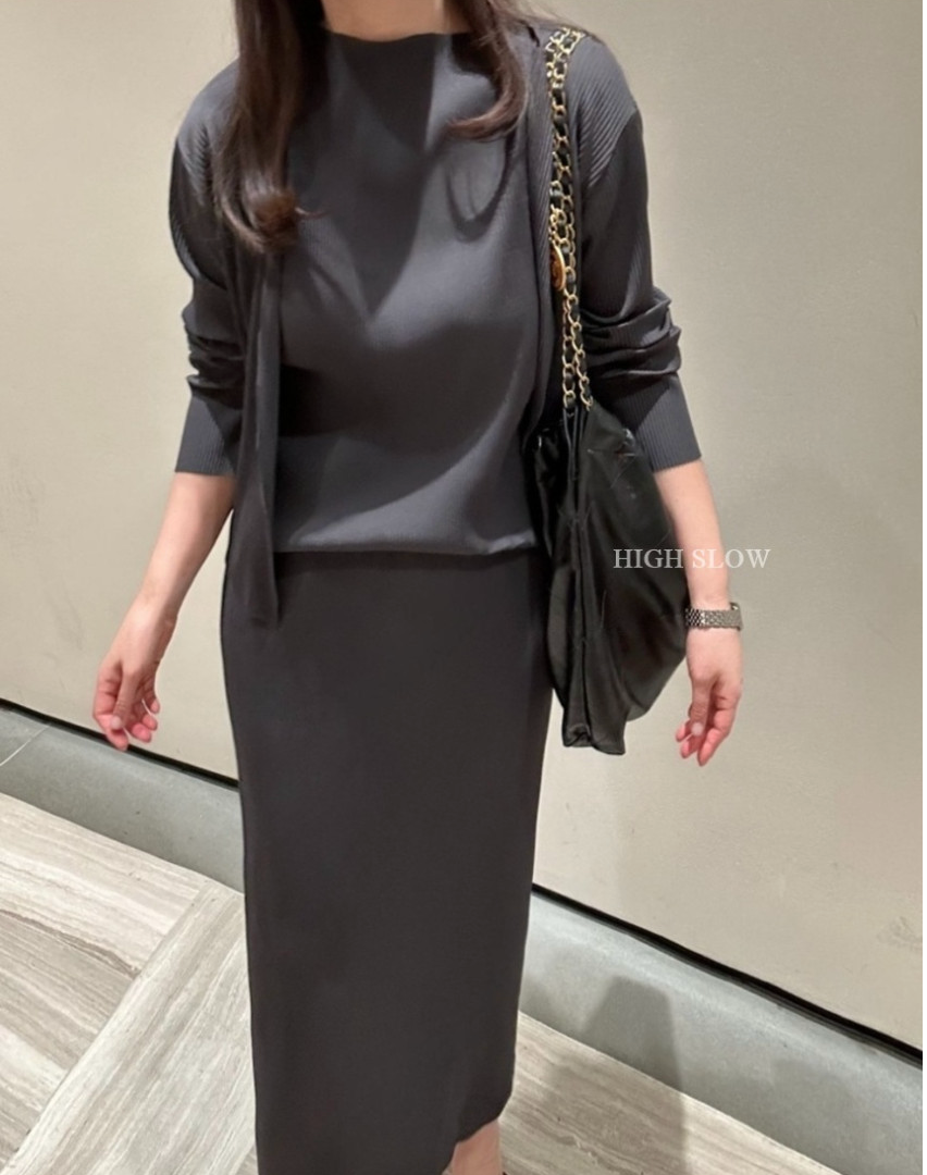 [3주예상] [66반까지]✨노리타 프리미엄 플리츠 3종 셋업 💫 Norita Premium Pleated 3PCS Set | 플리츠 블라우스 + 롱 스커트 + 가디건 세트 · 우아한 촤르르핏 · 고급 데일리룩 · 하객룩 · 여행룩✨
