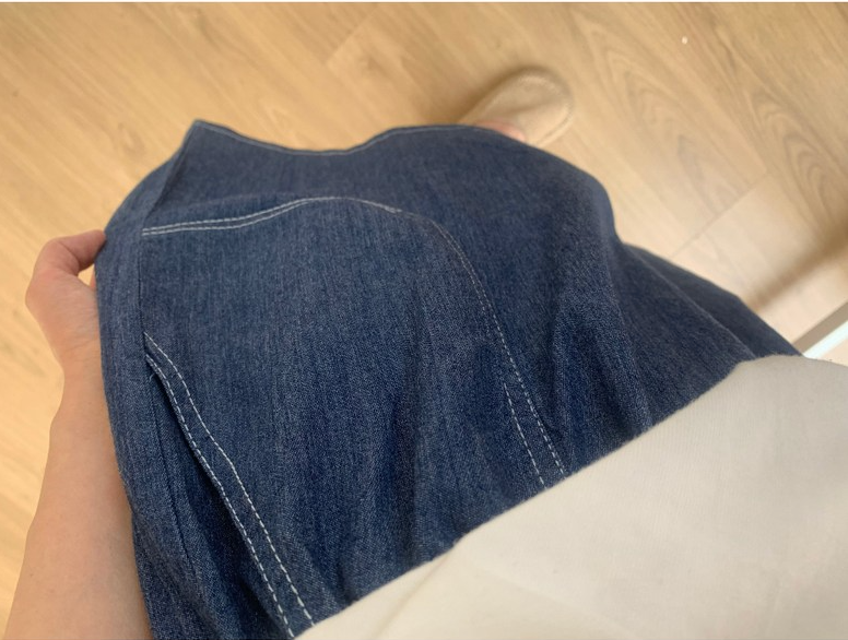 ❄️[88까지가능][너무편한 데님반바지]🔥 입는 순간 교복 예약! 허리밴딩 스티치 데님 5부 팬츠 Easy Denim Culotte Shorts