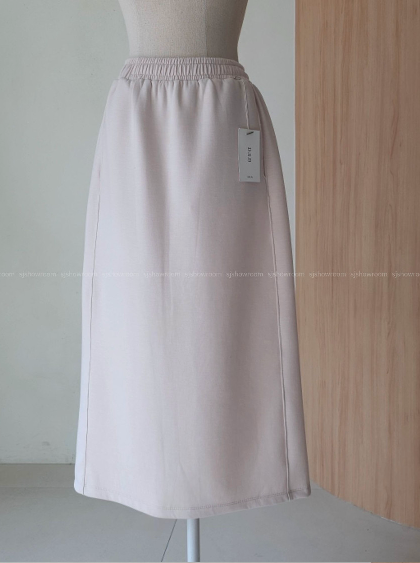 🌸 토리 배색 백포인트 스커트 세트 우아한 투피스 셋업 밴딩 스커트 세트 Tori Contrast Back Detail Skirt Set
