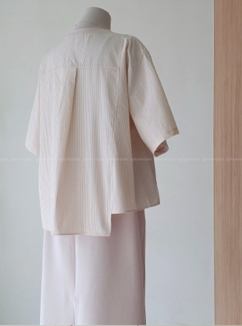 🌸 토리 배색 백포인트 스커트 세트 우아한 투피스 셋업 밴딩 스커트 세트 Tori Contrast Back Detail Skirt Set