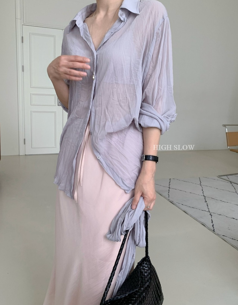 🌸 [재미주] 여리한 소재의 펄스 스커트✨ 허리밴딩 77초반까지 가능! 입는 순간 분위기 여신되는 여름 롱스커트 데일리룩·휴가룩 강력추천 Summer Pulse Skirt