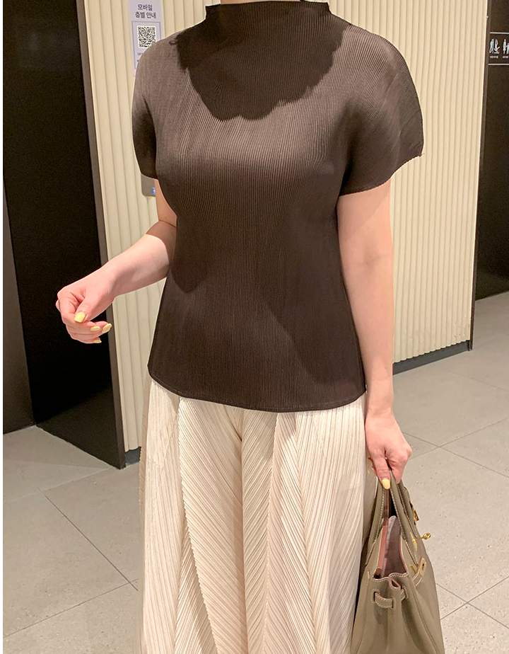 ✨ [88까지 가능] 호박 플리츠 와이드 팬츠 · 프리미엄 플리츠 · 체형커버 · 밴딩팬츠 · 통팬츠 · 냉감팬츠 · 여름팬츠 · 소멸팬츠 · 교회룩 · 모임룩 | Pumpkin Pleated Wide Pants