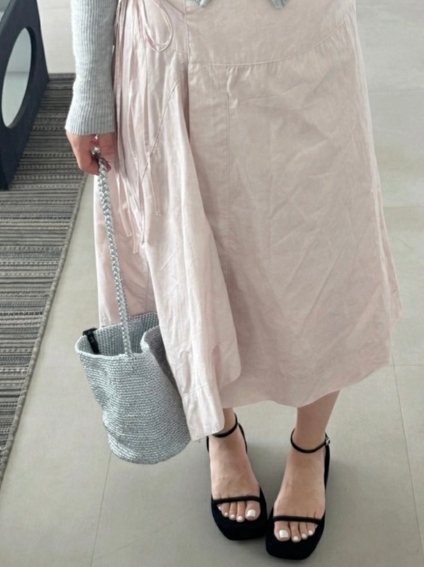 ✨ 프리미엄 메탈 니트백 | 탄탄한 자립형 디자인 | 여름 포인트 숄더백 ✨ ✨ Premium Metallic Knit Bag | Structured Self-Standing Design | Chic Summer Shoulder Bag ✨