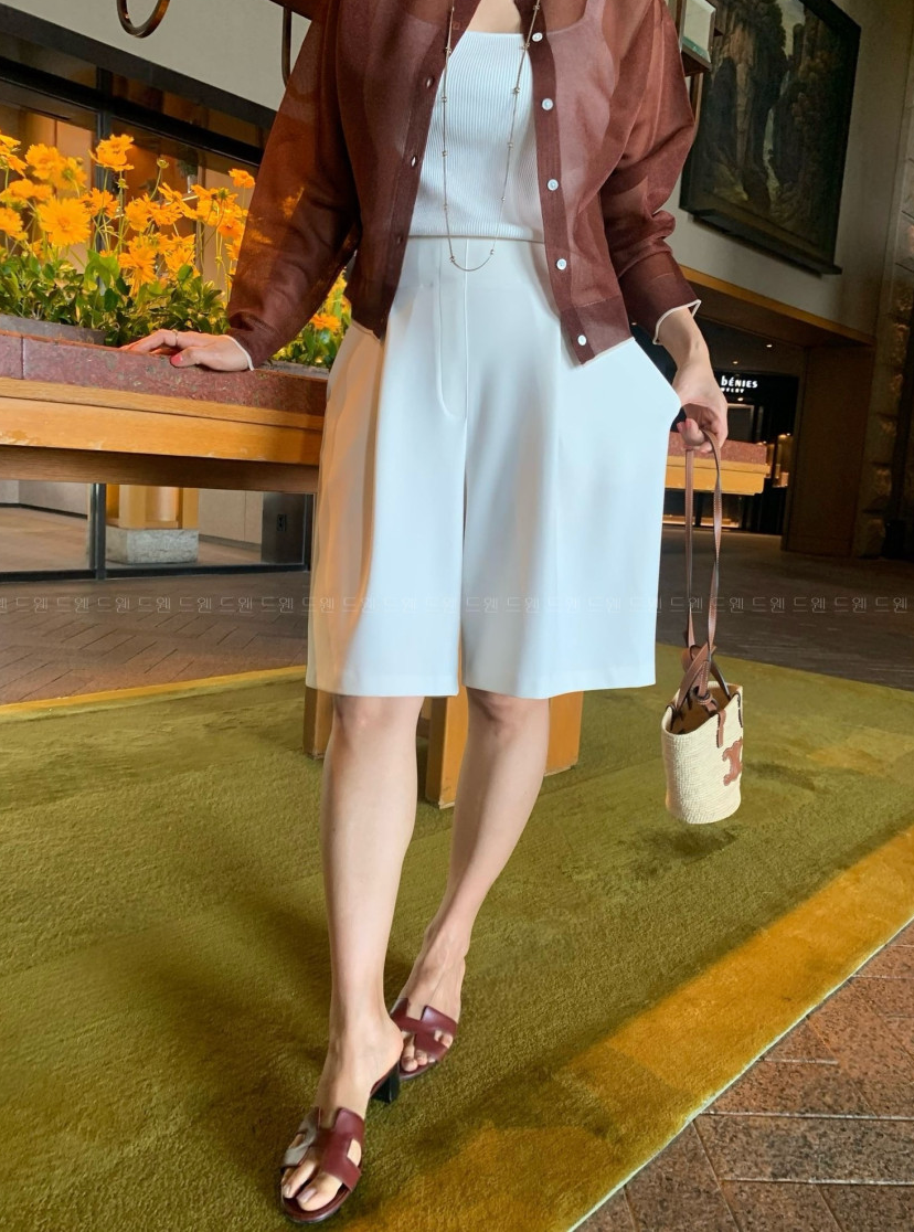 🩳 [77까지가능] 로우게이지 썸머 미친 뫼르소 반바지 │ Meursault Summer Tailored Bermuda Shorts · 정장무드 · 스판혼방 · 체형커버 · 출근룩 · 데일리룩 · 55~77 추천