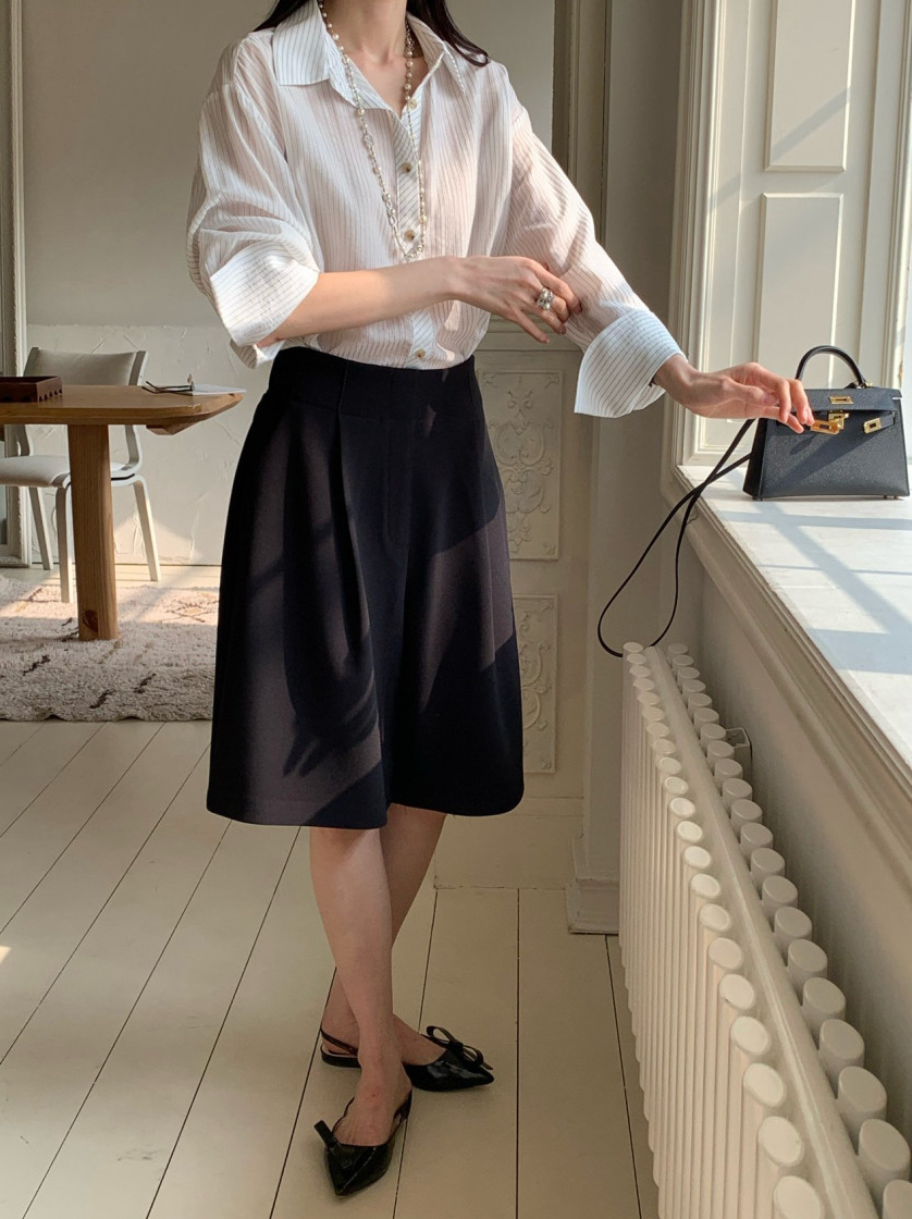 🩳 [77까지가능] 로우게이지 썸머 미친 뫼르소 반바지 │ Meursault Summer Tailored Bermuda Shorts · 정장무드 · 스판혼방 · 체형커버 · 출근룩 · 데일리룩 · 55~77 추천
