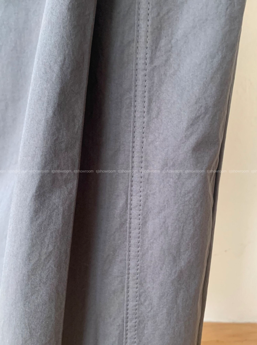 ✨🖤 [66-77초반까지 가능] [데일리템]럭키룸 핀턱 9부 쌍침 와이드팬츠 │ Luckyroom Pintuck Double Stitch Wide Pants