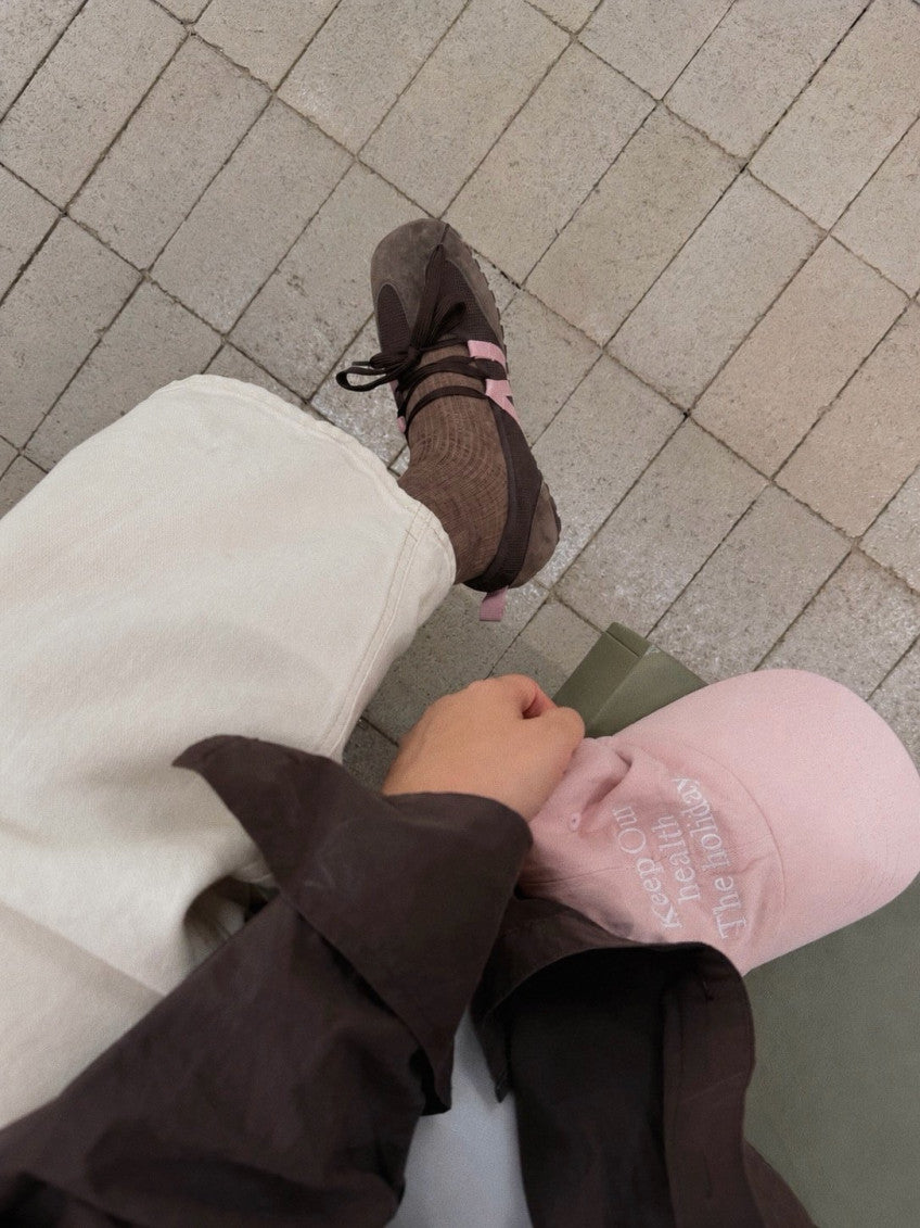 🌹 [넘 예쁜 리본 포인트] 로즈 리본 데일리 스니커즈 | Rose Ribbon Leather Sneakers