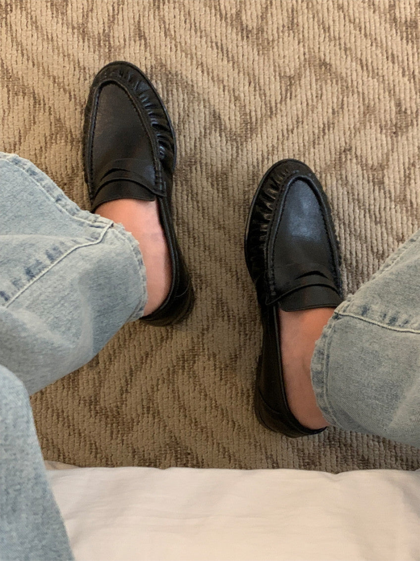 👞 [가을 클래식] 소프트 셔링 디테일 투웨이 페니 로퍼 & 블로퍼 | Shirred Classic 2-Way Loafer & Mule