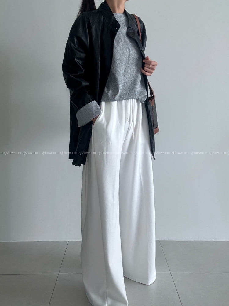 👖 [리플] 에코 옆절개 스트레치 와이드 루즈핏 트레이닝 팬츠 | Eco Side-Seam Stretch Wide Training Pants