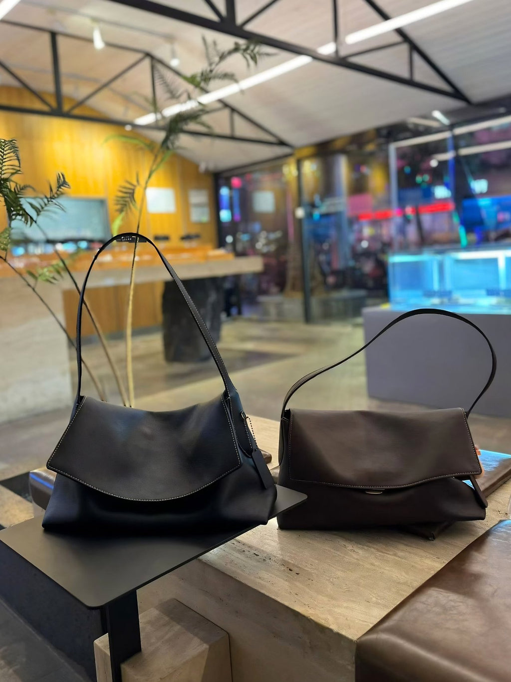 ✨🖤 뉴요커 첼시 프리미엄 소가죽 숄더백 | Premium Leather Shoulder Bag | 뉴욕 감성 셀럽백 🤎👜