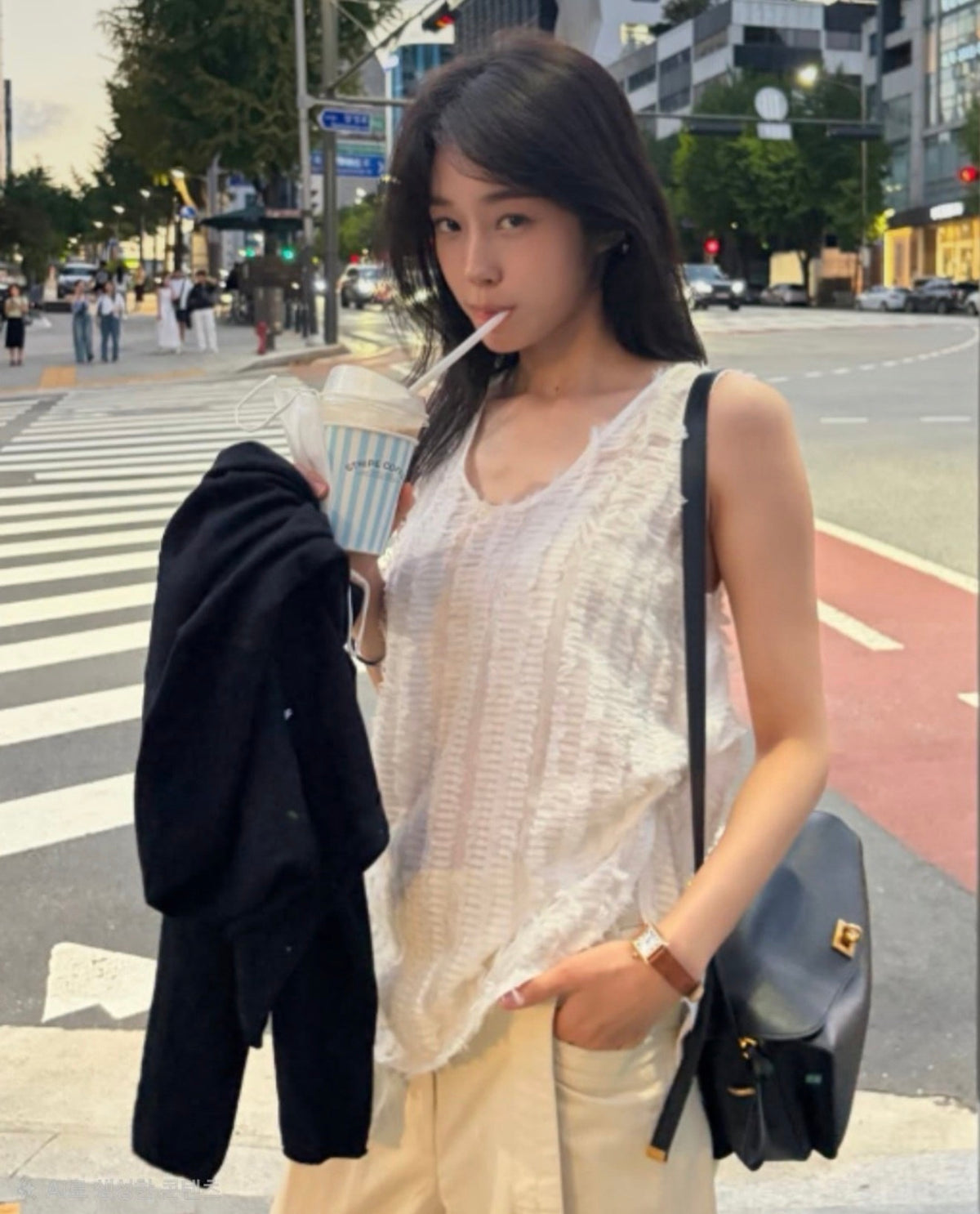 👜 [셀럽픽 · 소가죽] 발렌 무드 클래식 플랩 롱 숄더 크로스백 | Celebrity Style Genuine Leather Classic Flap Shoulder & Crossbody Bag