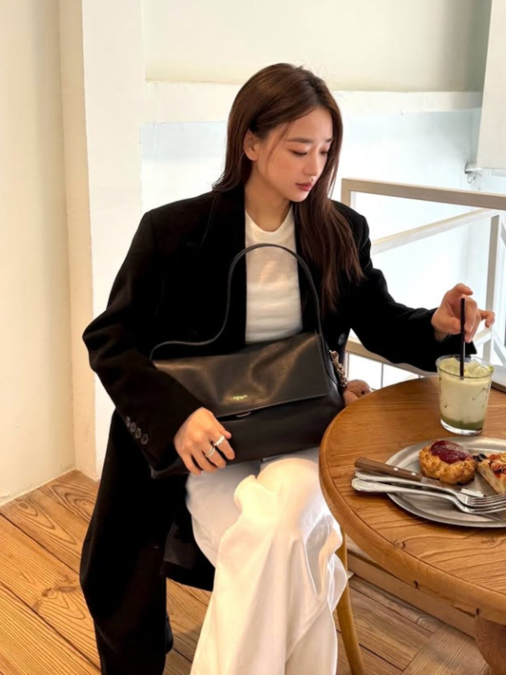 ✨🖤 뉴요커 첼시 프리미엄 소가죽 숄더백 | Premium Leather Shoulder Bag | 뉴욕 감성 셀럽백 🤎👜